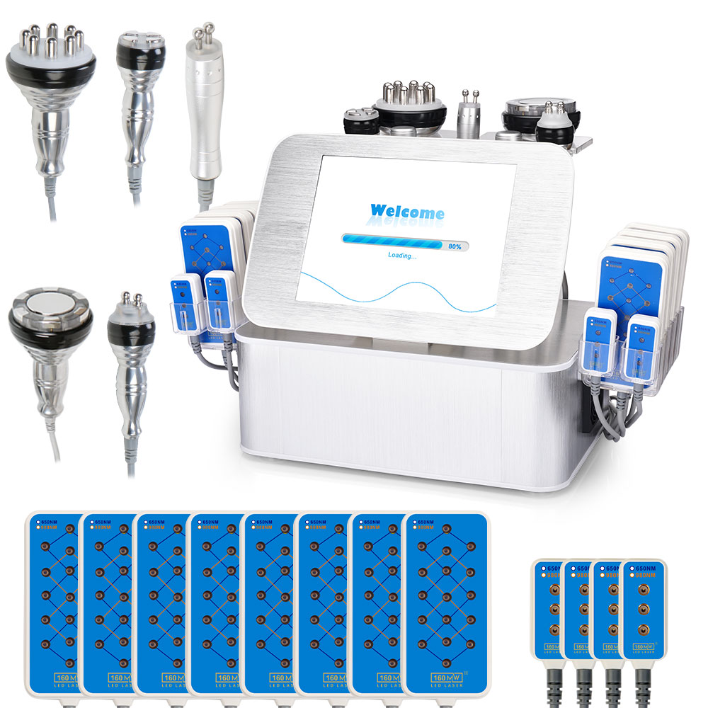 Dual Wavelength 650nm & 980nm Diode Lipo Uniosetion Cavitation RF BIO Machine